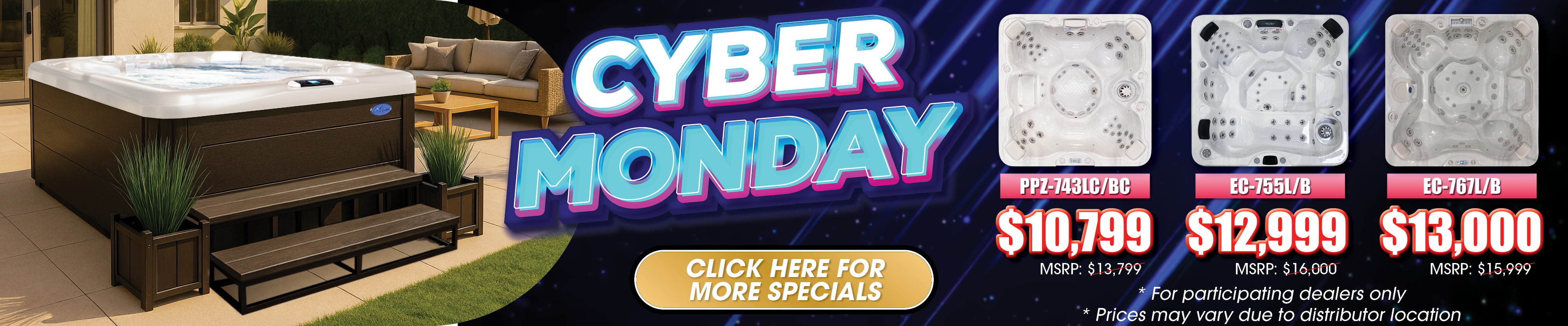 Calspas hot tub being used in a family setting - Live Oak