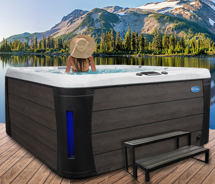 Calspas hot tub being used in a family setting - hot tubs spas for sale Live Oak